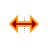 Horizontal resize cursor