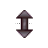 Vertical resize cursor