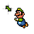 Super Mario Bros. (SNES) Big Luigi - Diagonal Resize 1 cursor