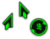 Night Diamond v3.0 - Amber Orange Cursors cursor preview