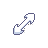 Miffy Diagonal Resize UP2 cursor
