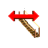 Horizontal resize cursor