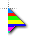 Rainbow Mouse cursor