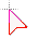 pink white red mixed cursor