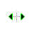 Horizontal resize cursor