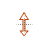 Vertical resize cursor