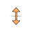 Vertical resize cursor