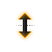 Vertical resize cursor