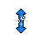 Vertical resize cursor
