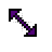 Purple Eye cursor (diagonal 1) cursor