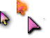 PinkYellow Cursors preview
