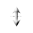 Vertical resize cursor