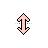 Vertical resize cursor