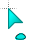 blue cursor