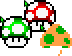 Retro Mushroom Green Cursors cursor preview