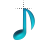 Blue music Cursors preview
