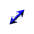 Diagonal Resize 2 (Anathema Blue) cursor