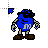Blue cursor