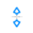Vertical resize cursor