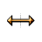 Horizontal resize cursor