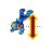 Vertical resize cursor