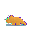 Dino Nuggie Triceratops cursor