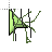 Green Nature lightning Black Widows cursor