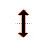 Vertical resize cursor