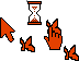 PZ2 Crimson Butterfly - Black Outline Cursors preview