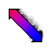 Black Fire Diagonal Resize 1 cursor