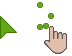 Metro X3 Light Green Cursors cursor preview
