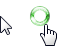 Windows 7 Super Medium Green Cursors preview