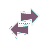 Horizontal resize cursor
