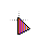 Orange & Purple - light sky blue lines cursor