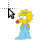 maggie with pasifier cursor
