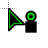 Green Inline person cursor
