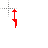 Bloody Cursor (V Resize) cursor