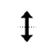 Vertical resize cursor
