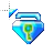 Blue Gem Lock cursor
