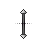 Vertical resize cursor