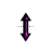 Vertical resize cursor