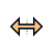 Horizontal resize cursor