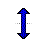 Vertical resize cursor