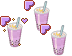 Té de burbujas púrpura Cursors preview