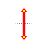 Vertical resize cursor