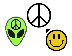 90s trippy grunge Cursors cursor preview