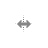 Horizontal resize cursor