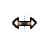 Horizontal resize cursor