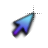 Diagonal 2 Baby blue and purple cursor cursor