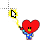 TATA holding Laser gun cursor